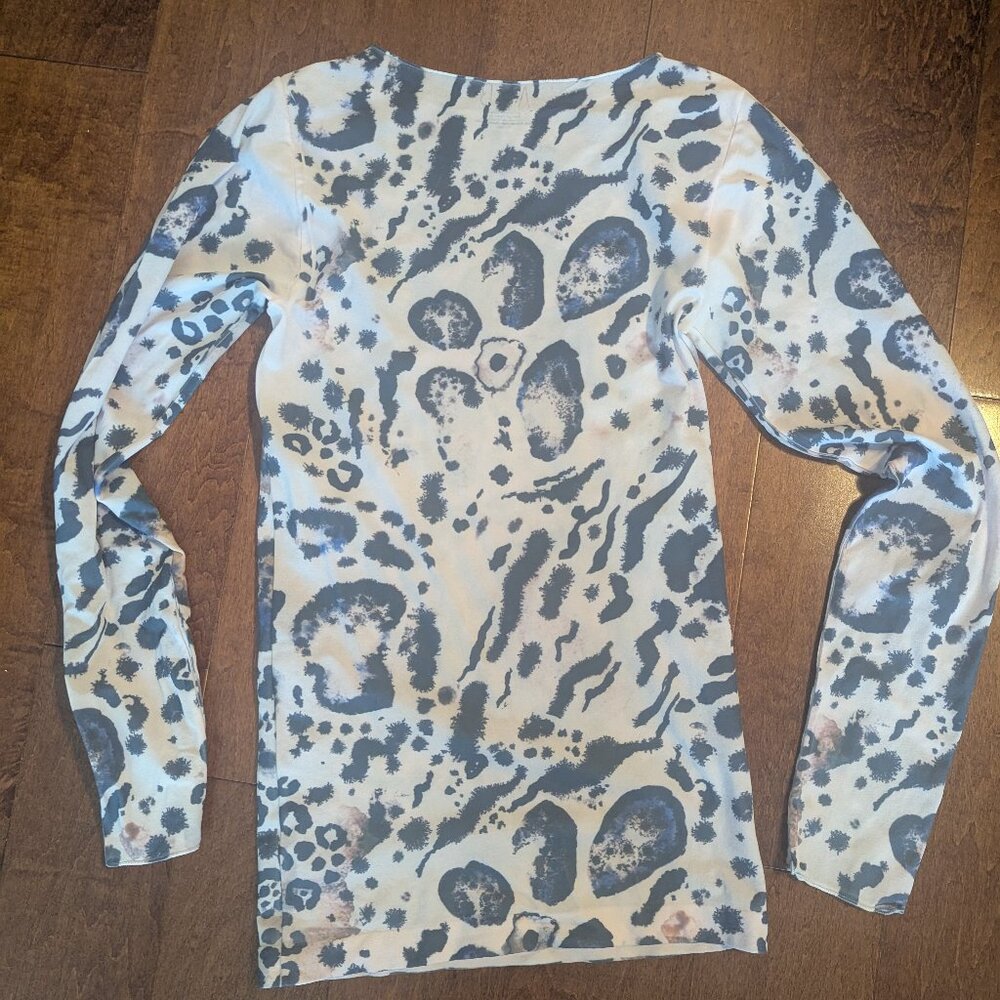 AMB top - ONE Size - rose and blue pattern